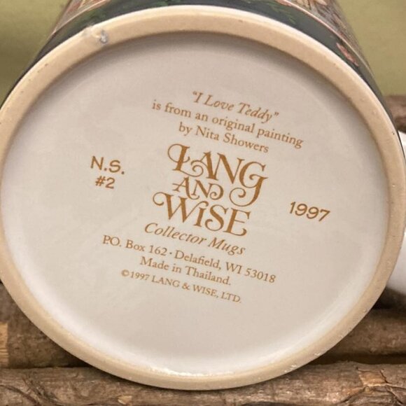 LANG AND WISE "I Love Teddy" Mug -1997 - Picture 4 of 6